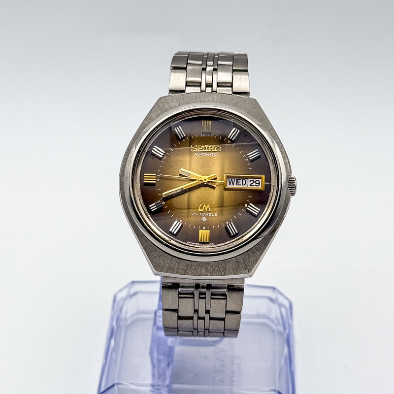 Seiko Seiko - Lord Matic "Gradient Golden Sunburst" 光波 (Kōha) – Waves of Light - 5606-7300 - Men - 1974 vintage watch - image 3