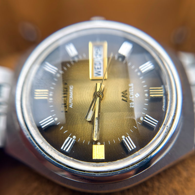 Seiko Seiko - Lord Matic "Gradient Golden Sunburst" 光波 (Kōha) – Waves of Light - 5606-7300 - Men - 1974 vintage watch - image 27
