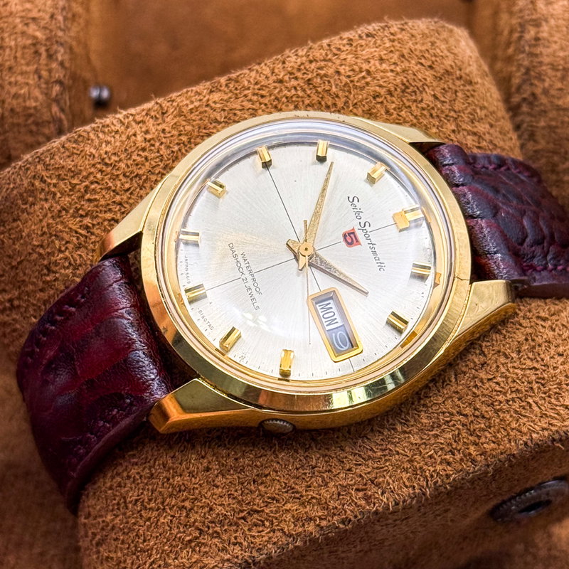 Seiko Seiko - Sportsmatic 5 王鏡 (Ō Kagami) – Royal Mirror - No reserve price - 6619-8110 - Men - 1966 vintage watch - image 7