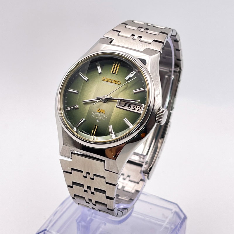 Seiko Seiko - LM Special "Gradient Green Sunburst" ["Near-NOS"] - 5216-7060 - Men - 1977 vintage watch - image 1