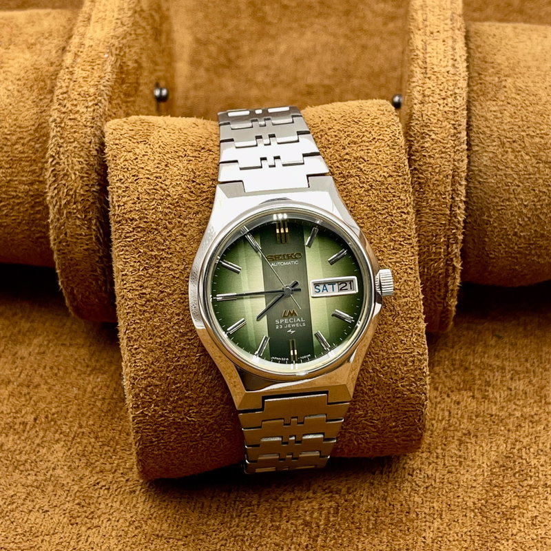 Seiko Seiko - LM Special "Gradient Green Sunburst" ["Near-NOS"] - 5216-7060 - Men - 1977 vintage watch - image 4