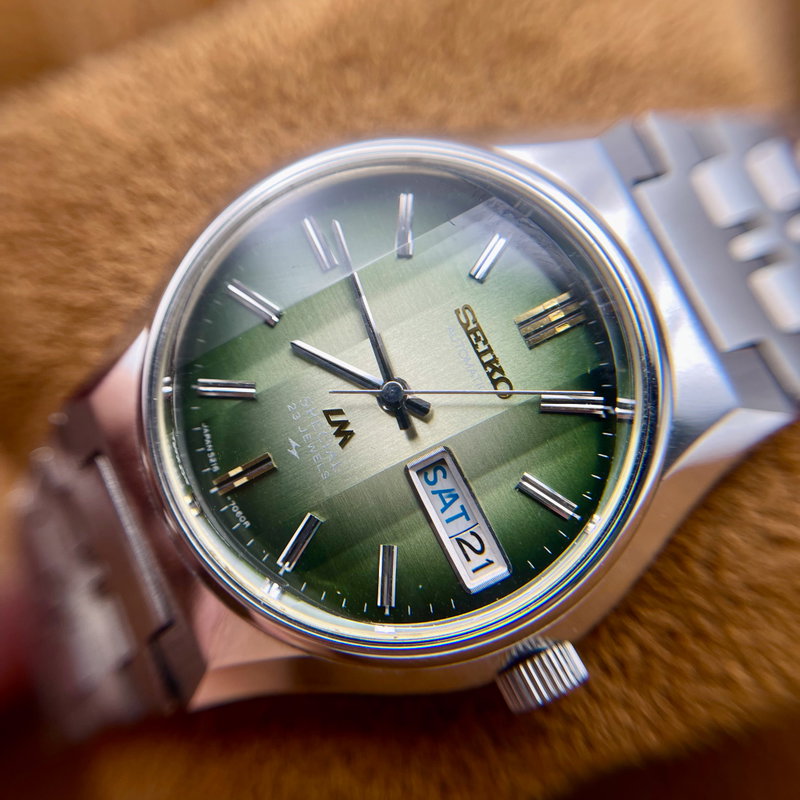 Seiko Seiko - LM Special "Gradient Green Sunburst" ["Near-NOS"] - 5216-7060 - Men - 1977 vintage watch - image 10