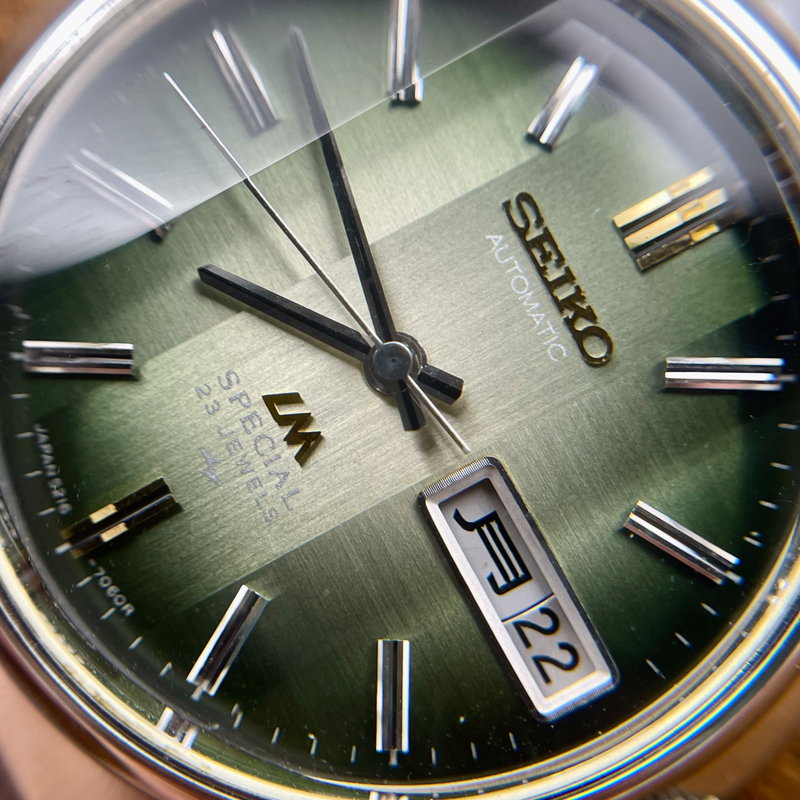 Seiko Seiko - LM Special "Gradient Green Sunburst" ["Near-NOS"] - 5216-7060 - Men - 1977 vintage watch - image 14