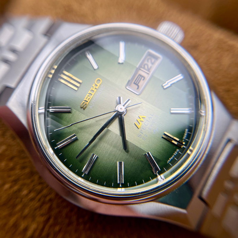 Seiko Seiko - LM Special "Gradient Green Sunburst" ["Near-NOS"] - 5216-7060 - Men - 1977 vintage watch - image 16