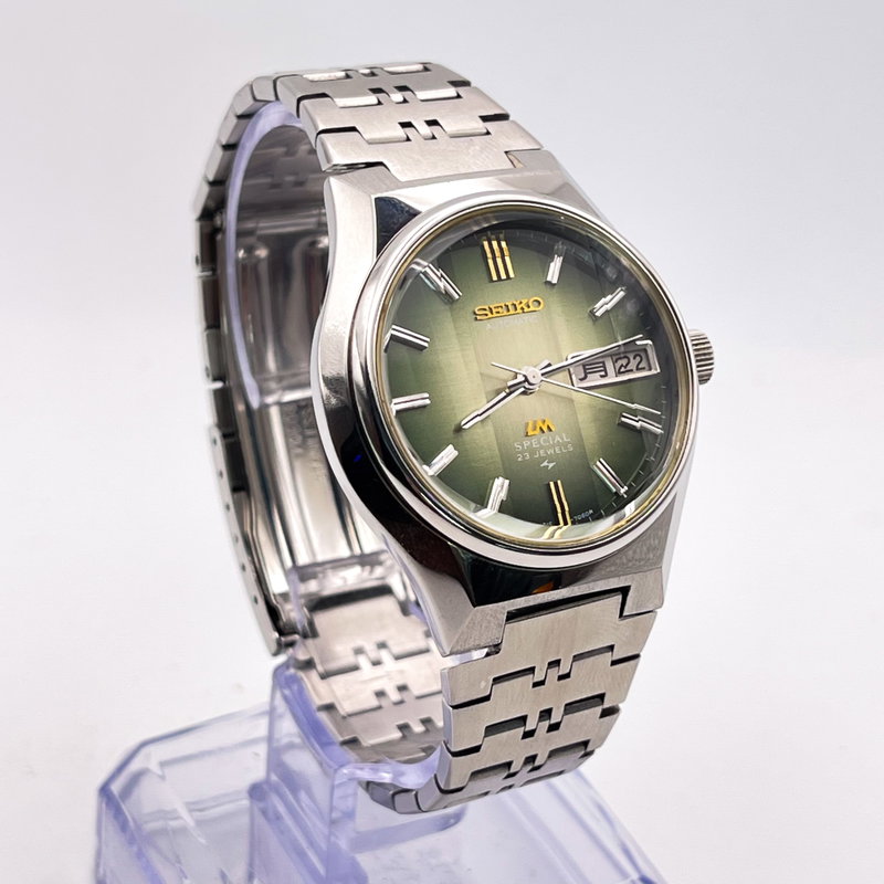 Seiko Seiko - LM Special "Gradient Green Sunburst" ["Near-NOS"] - 5216-7060 - Men - 1977 vintage watch - image 24