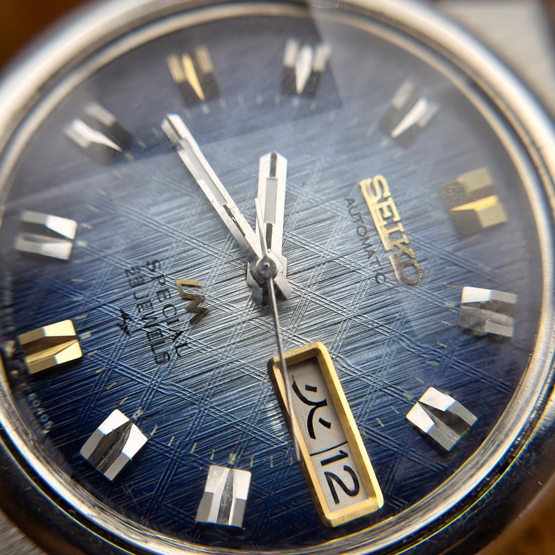 Seiko Seiko - LM Special [Near-NOS] "Vivid Blue Textured Sunburst" 歳環 (Saikan) – Circle of Years - No Reserve Price - 5216-6030 - Men - 1973 vintage watch - image 14