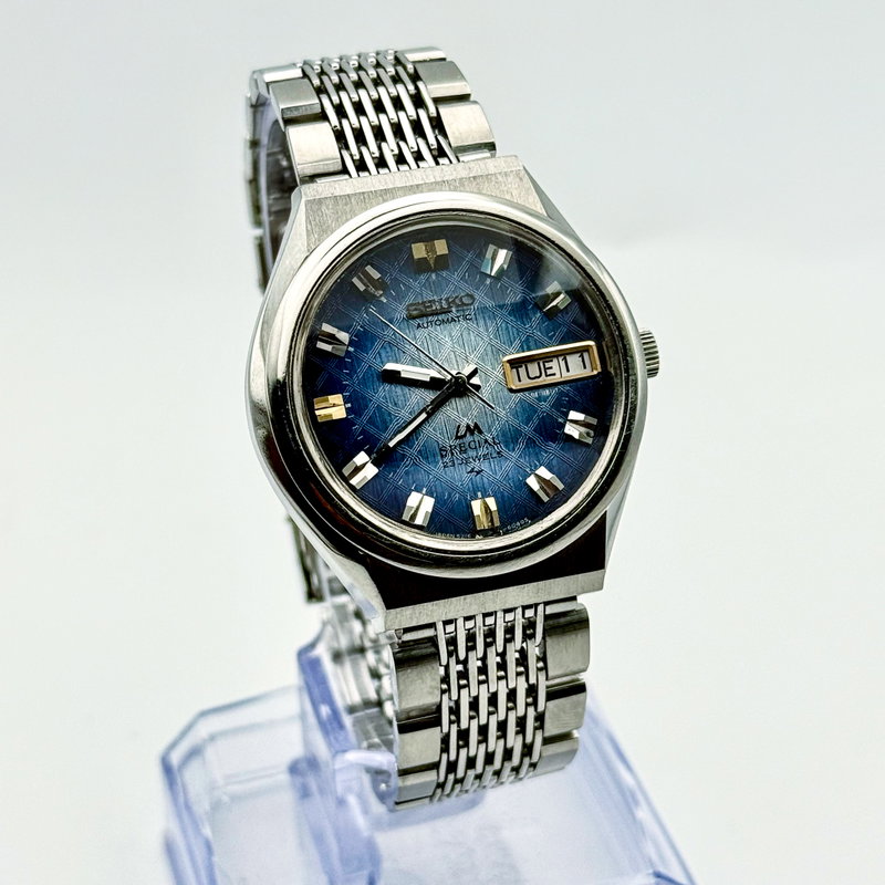 Seiko Seiko - LM Special [Near-NOS] "Vivid Blue Textured Sunburst" 歳環 (Saikan) – Circle of Years - No Reserve Price - 5216-6030 - Men - 1973 vintage watch - image 18