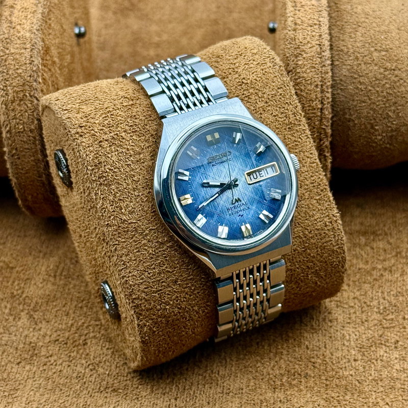 Seiko Seiko - LM Special [Near-NOS] "Vivid Blue Textured Sunburst" 歳環 (Saikan) – Circle of Years - No Reserve Price - 5216-6030 - Men - 1973 vintage watch - image 27