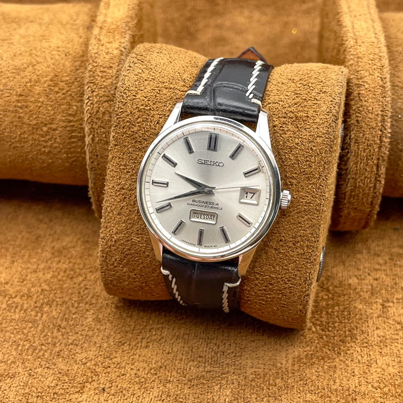 Seiko Seiko - Business-A [Near-Mint] 論紋 (Ronmon) – Pattern of Logic - No Reserve Price - 8346-8030 - Men - 1977 vintage watch - image 8