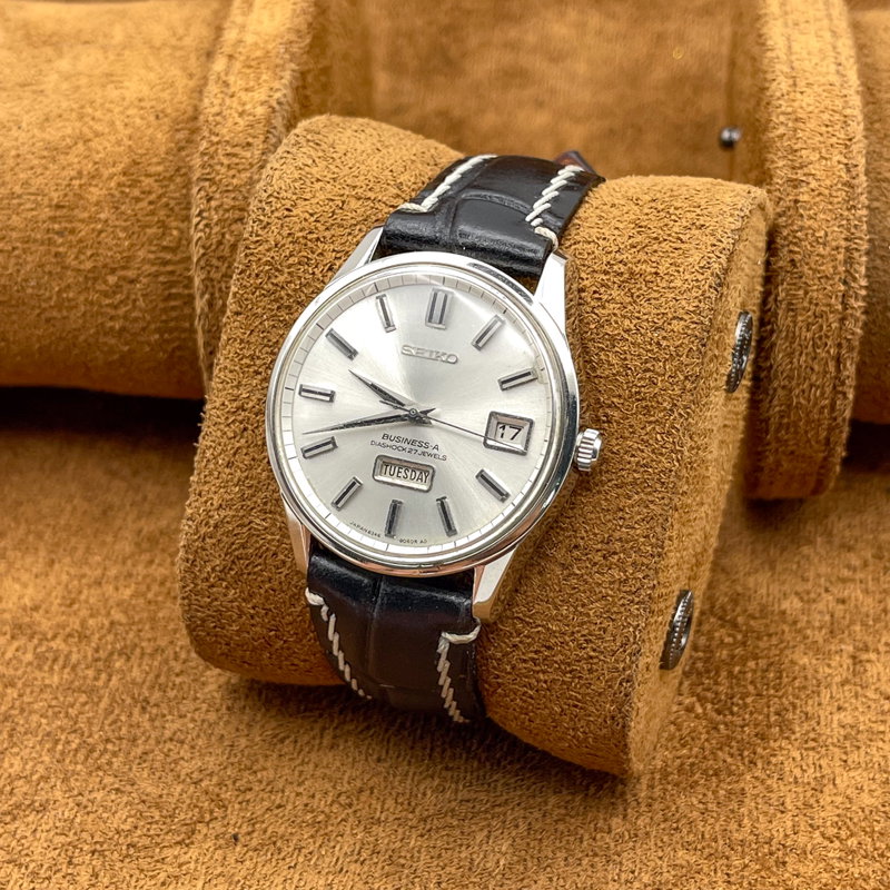 Seiko Seiko - Business-A [Near-Mint] 論紋 (Ronmon) – Pattern of Logic - No Reserve Price - 8346-8030 - Men - 1977 vintage watch - image 9