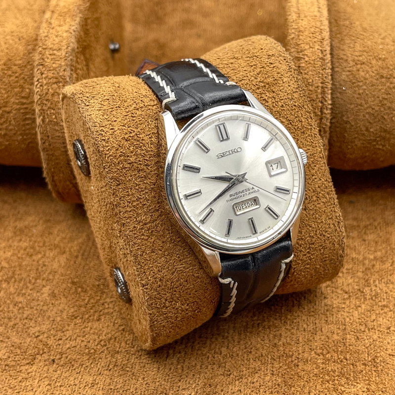Seiko Seiko - Business-A [Near-Mint] 論紋 (Ronmon) – Pattern of Logic - No Reserve Price - 8346-8030 - Men - 1977 vintage watch - image 11