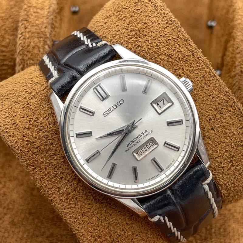Seiko Seiko - Business-A [Near-Mint] 論紋 (Ronmon) – Pattern of Logic - No Reserve Price - 8346-8030 - Men - 1977 vintage watch - image 16