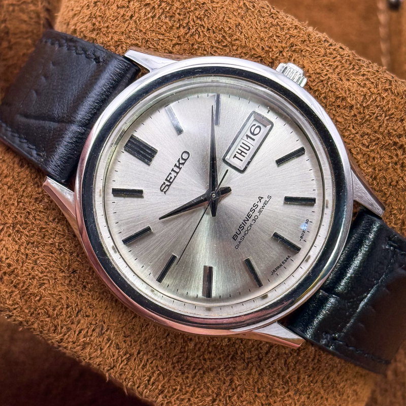 Seiko Seiko - Business-A [Near-Mint] 風花 (Kaza Hana) – Snow in the Wind - No Reserve Price - 8305-8010 - Men - 1965 vintage watch - image 7