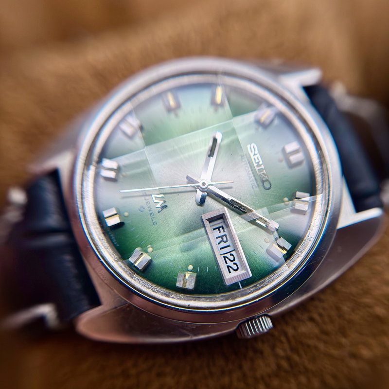 Seiko Seiko - Lord Matic "Green Sunburst" 紳静 (Shinsei) – Gentleman’s Silence - No reserve price - 5606-7230 - Men - 1972 vintage watch - image 8