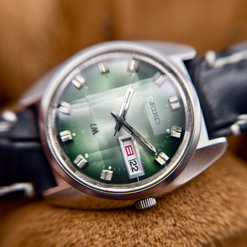 Seiko Seiko - Lord Matic "Green Sunburst" 紳静 (Shinsei) – Gentleman’s Silence - No reserve price - 5606-7230 - Men - 1972 vintage watch - image 10