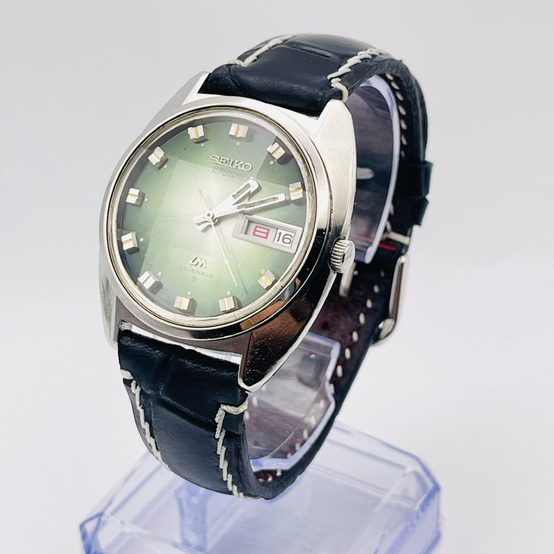 Seiko Seiko - Lord Matic "Green Sunburst" 紳静 (Shinsei) – Gentleman’s Silence - No reserve price - 5606-7230 - Men - 1972 vintage watch - image 16