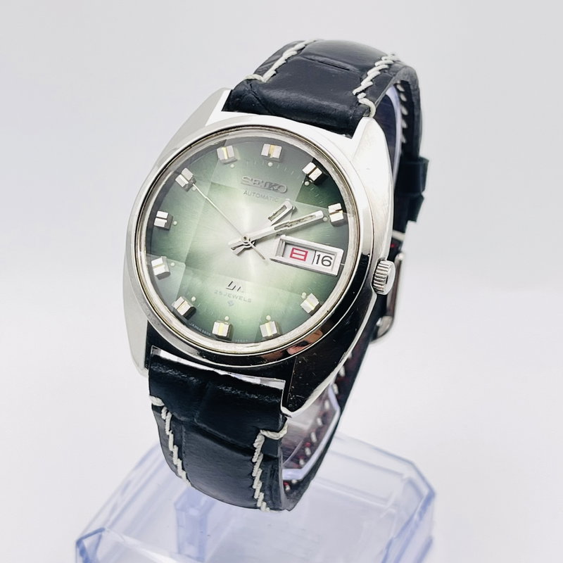 Seiko Seiko - Lord Matic "Green Sunburst" 紳静 (Shinsei) – Gentleman’s Silence - No reserve price - 5606-7230 - Men - 1972 vintage watch - image 17