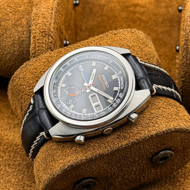 Seiko Seiko - 5 Sports Speedtimer Chronograph - No reserve price - 6139-6011 - Men - 1970 vintage watch - image 27