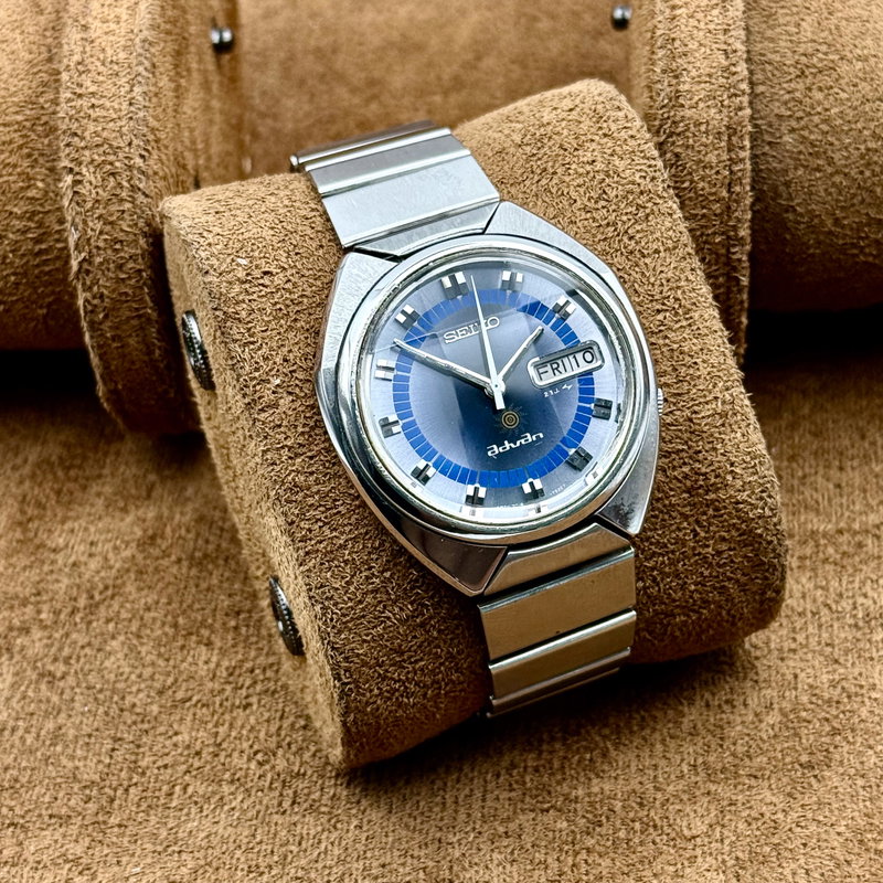 Seiko Seiko - Advan 青嵐 (Ao Arashi) – Blue Storm - No Reserve Price - 7019-7150 - Men - 1972 vintage watch - image 9