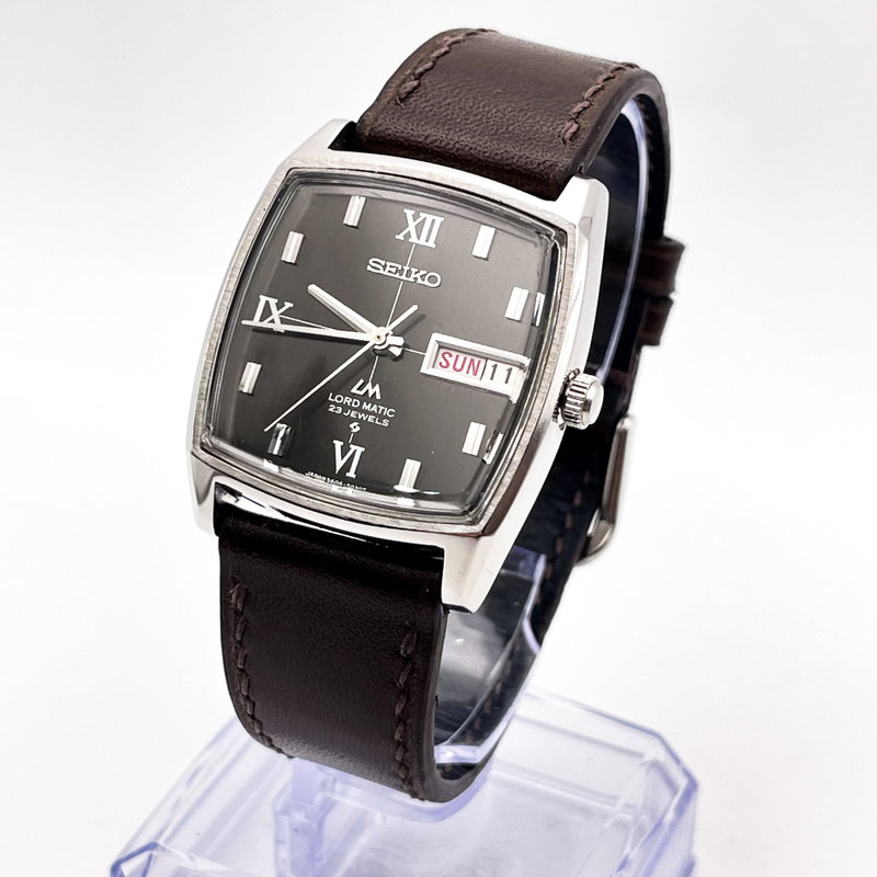 Seiko Seiko - Lord Matic 黒月 (Kokuzuki) – Black Moon - No reserve price - 5606-5000 - Men - 1971 vintage watch - image 1