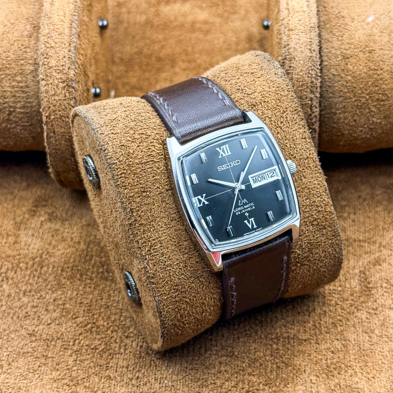 Seiko Seiko - Lord Matic 黒月 (Kokuzuki) – Black Moon - No reserve price - 5606-5000 - Men - 1971 vintage watch - image 4