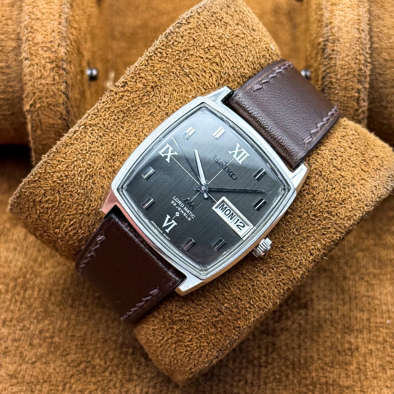 Seiko Seiko - Lord Matic 黒月 (Kokuzuki) – Black Moon - No reserve price - 5606-5000 - Men - 1971 vintage watch - image 6