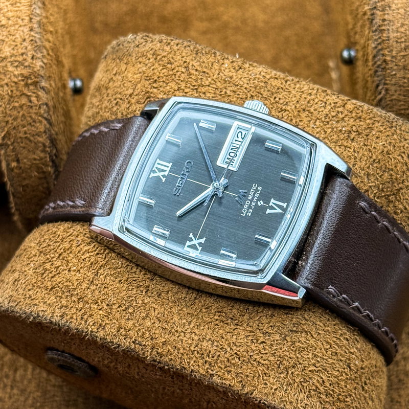 Seiko Seiko - Lord Matic 黒月 (Kokuzuki) – Black Moon - No reserve price - 5606-5000 - Men - 1971 vintage watch - image 8