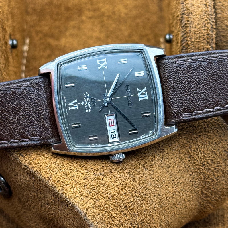 Seiko Seiko - Lord Matic 黒月 (Kokuzuki) – Black Moon - No reserve price - 5606-5000 - Men - 1971 vintage watch - image 10