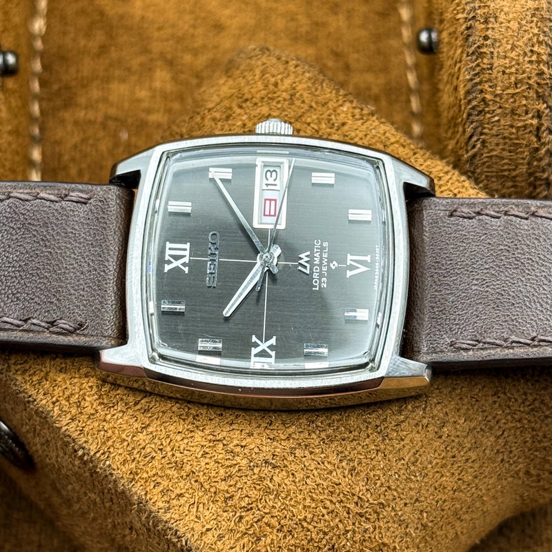 Seiko Seiko - Lord Matic 黒月 (Kokuzuki) – Black Moon - No reserve price - 5606-5000 - Men - 1971 vintage watch - image 13
