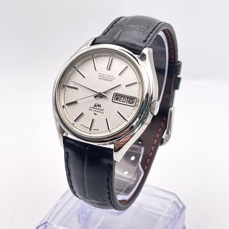 Seiko Seiko - LM Special 'Linen Dial' 光精 (Kōsei) – Light Essence - No Reserve Price - 5206-6061 - Men - 1972 vintage watch - image 1