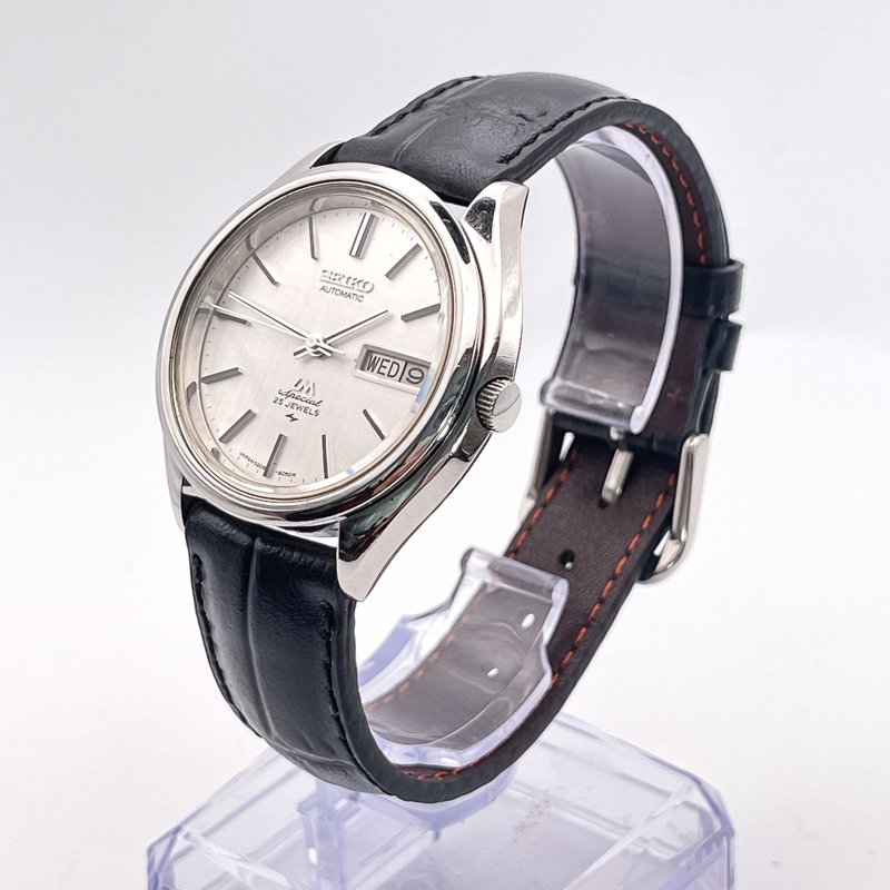 Seiko Seiko - LM Special 'Linen Dial' 光精 (Kōsei) – Light Essence - No Reserve Price - 5206-6061 - Men - 1972 vintage watch - image 2