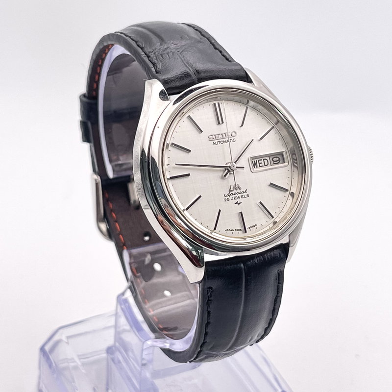 Seiko Seiko - LM Special 'Linen Dial' 光精 (Kōsei) – Light Essence - No Reserve Price - 5206-6061 - Men - 1972 vintage watch - image 3