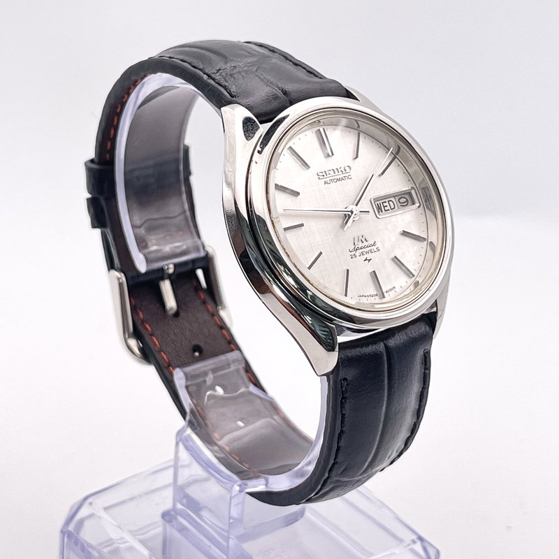 Seiko Seiko - LM Special 'Linen Dial' 光精 (Kōsei) – Light Essence - No Reserve Price - 5206-6061 - Men - 1972 vintage watch - image 4