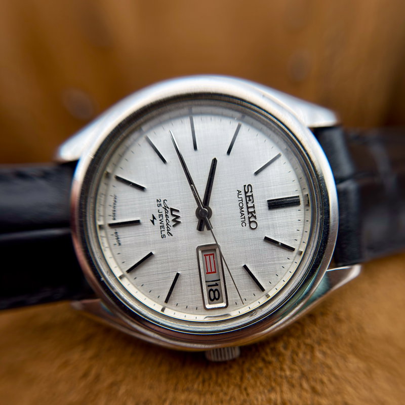 Seiko Seiko - LM Special 'Linen Dial' 光精 (Kōsei) – Light Essence - No Reserve Price - 5206-6061 - Men - 1972 vintage watch - image 17
