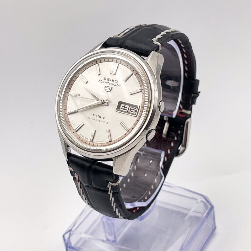 Seiko Seiko - Sportsmatic Deluxe 雅詠 (Gaei) – Elegant Verse - No Reserve Price - 7619-7010 - Men - 1966 vintage watch - image 2