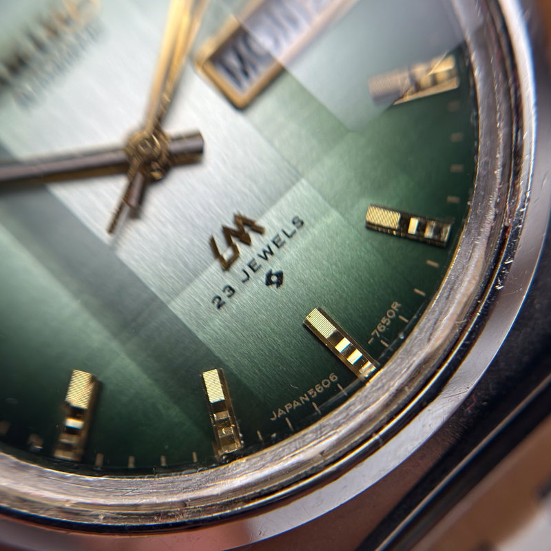 Seiko Seiko - LM "Gradient Green Sunburst" 理光 (Rikō) – Logical Light - No reserve price - 5606-7310 - Men - 1975 vintage watch - image 19