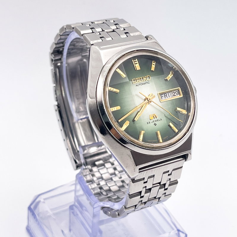 Seiko Seiko - LM "Gradient Green Sunburst" 理光 (Rikō) – Logical Light - No reserve price - 5606-7310 - Men - 1975 vintage watch - image 2