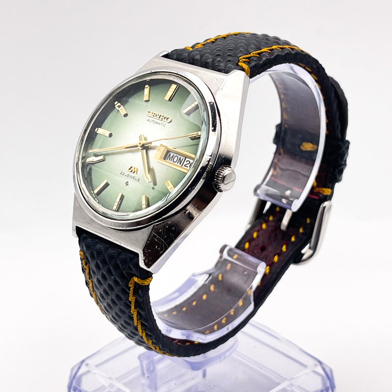 Seiko Seiko - LM "Gradient Green Sunburst" 翠光 (Sui Kō) – Emerald Light - No reserve price - 5606-7310 - Men - 1973 vintage watch - image 3