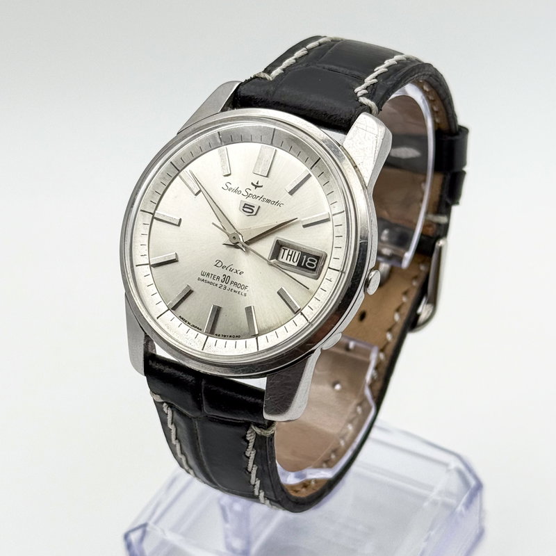 Seiko Seiko - Sportsmatic Deluxe 麗晶 (Reishō) – Graceful Crystal - No reserve price - 427990 - Men - 1964 vintage watch - image 1