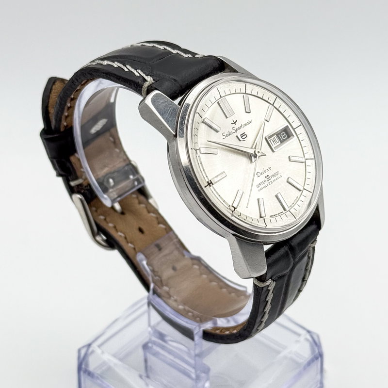 Seiko Seiko - Sportsmatic Deluxe 麗晶 (Reishō) – Graceful Crystal - No reserve price - 427990 - Men - 1964 vintage watch - image 5