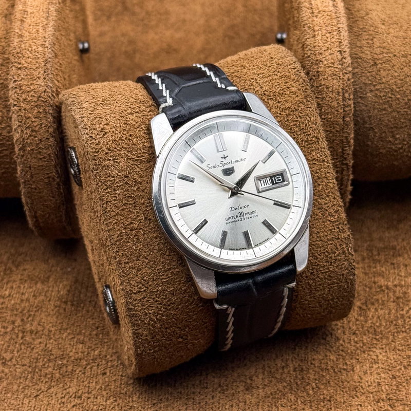 Seiko Seiko - Sportsmatic Deluxe 麗晶 (Reishō) – Graceful Crystal - No reserve price - 427990 - Men - 1964 vintage watch - image 11