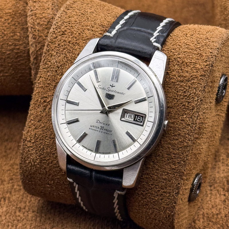 Seiko Seiko - Sportsmatic Deluxe 麗晶 (Reishō) – Graceful Crystal - No reserve price - 427990 - Men - 1964 vintage watch - image 15