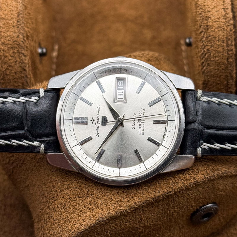 Seiko Seiko - Sportsmatic Deluxe 麗晶 (Reishō) – Graceful Crystal - No reserve price - 427990 - Men - 1964 vintage watch - image 19