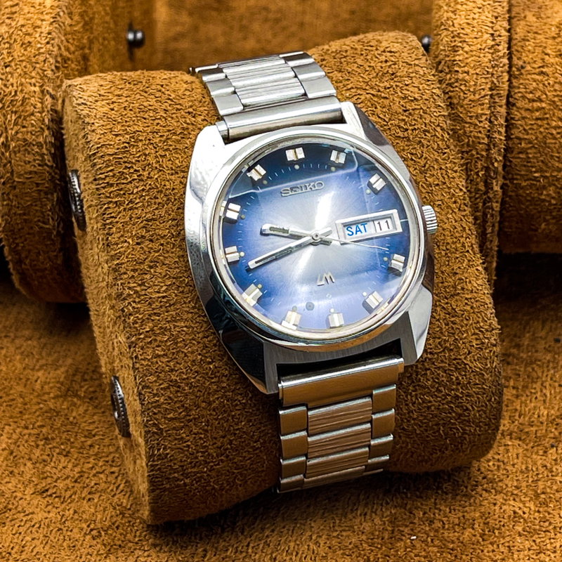 Seiko Seiko - Lord Matic 藍海 (Aiumi) – Indigo Sea - No Reserve Price - 5606-7230 - Men - 1973 vintage watch - image 5