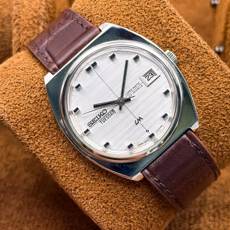 Seiko Seiko - Lord Matic 銀寂 – Ginjaku – Silent Silver - No reserve price - 5606-7100 - Men - 1969 vintage watch - image 8