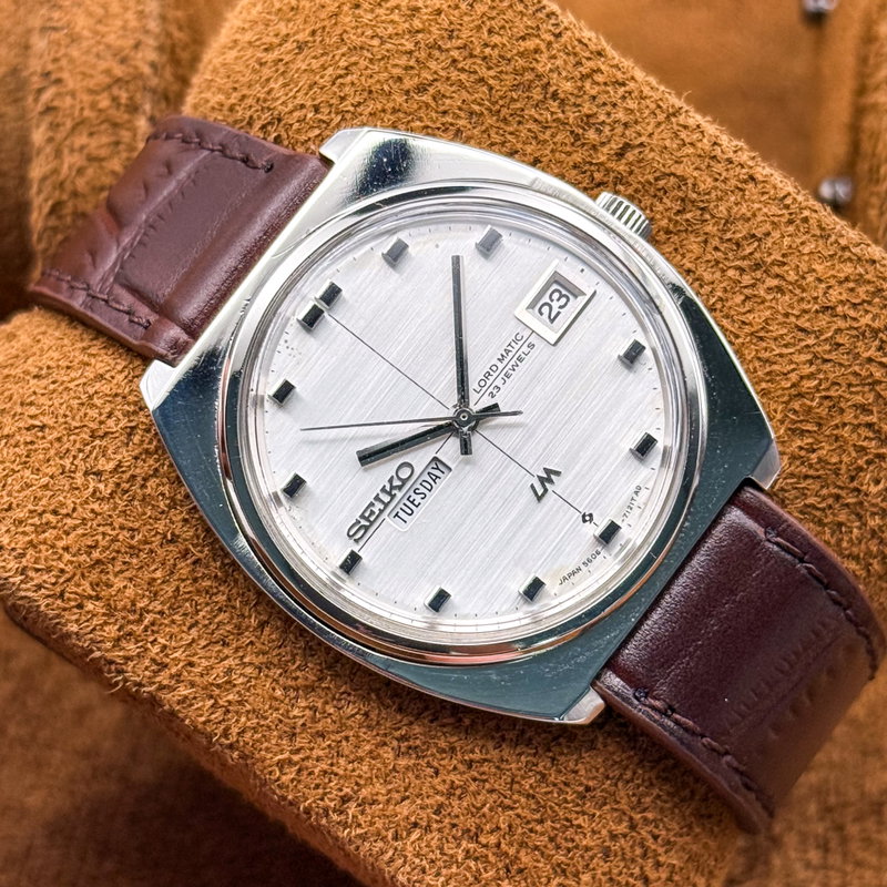 Seiko Seiko - Lord Matic 銀寂 – Ginjaku – Silent Silver - No reserve price - 5606-7100 - Men - 1969 vintage watch - image 9