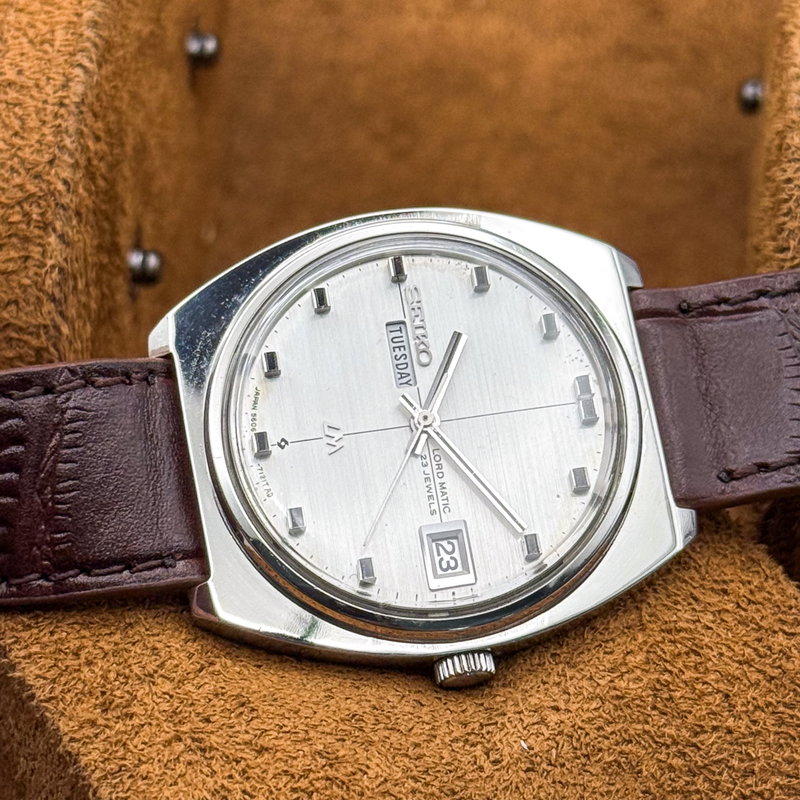 Seiko Seiko - Lord Matic 銀寂 – Ginjaku – Silent Silver - No reserve price - 5606-7100 - Men - 1969 vintage watch - image 14