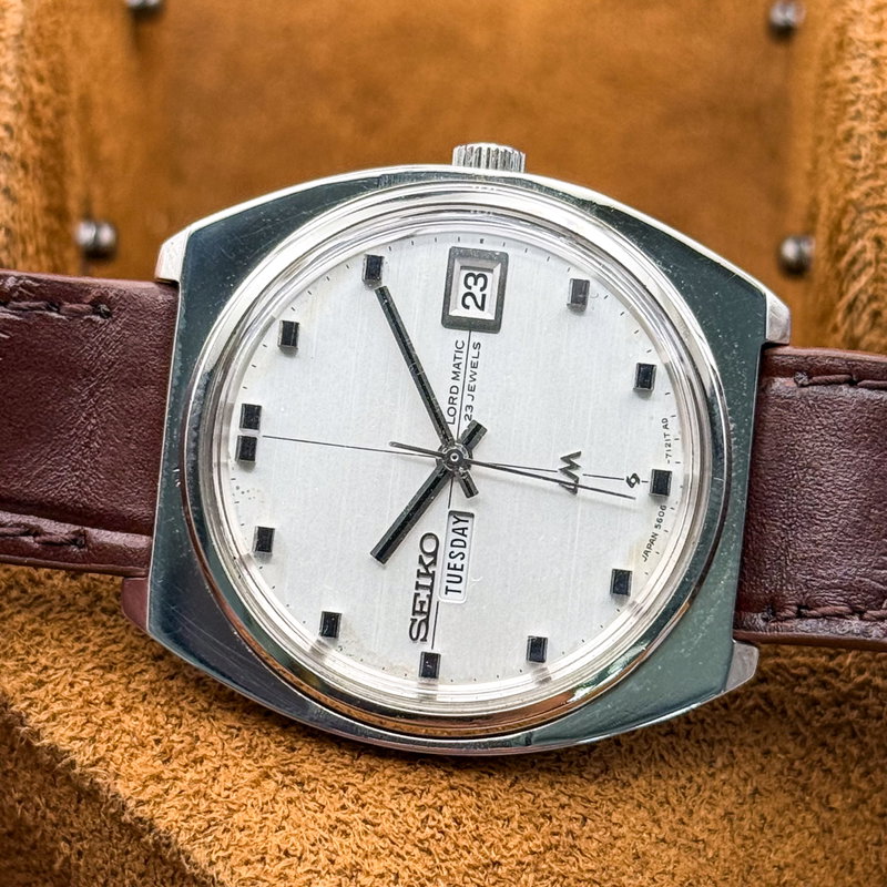 Seiko Seiko - Lord Matic 銀寂 – Ginjaku – Silent Silver - No reserve price - 5606-7100 - Men - 1969 vintage watch - image 2