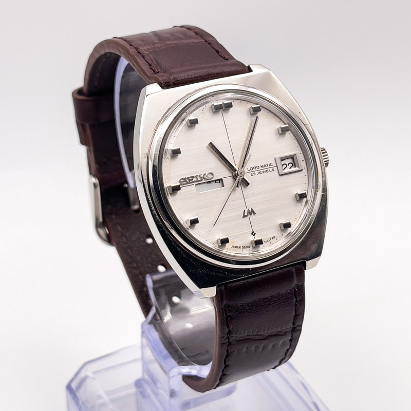 Seiko Seiko - Lord Matic 銀寂 – Ginjaku – Silent Silver - No reserve price - 5606-7100 - Men - 1969 vintage watch - image 3