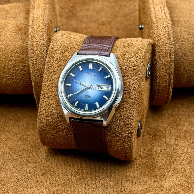 Seiko Seiko - 5Actus SS 蒼影 (Sōei) – Blue Shadow - Ingen mindstepris - 6106-7520 - Men - 1972 vintage watch - image 12